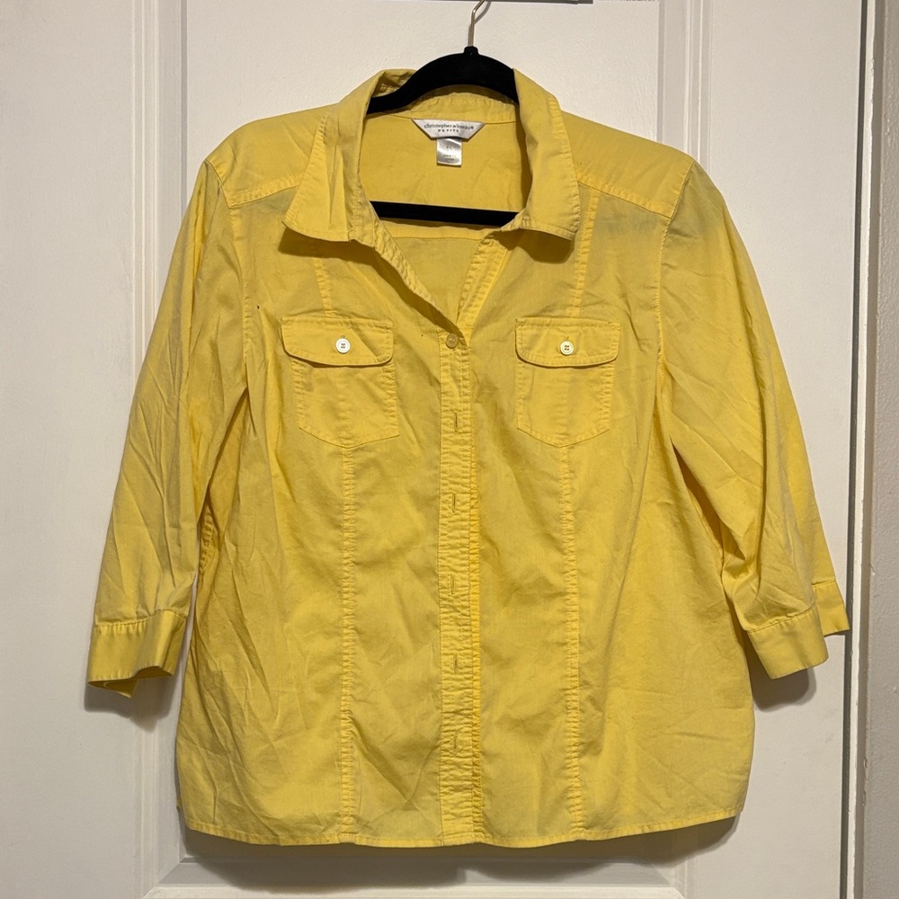Christopher & Banks Sunny Yellow Top
